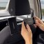 WOZINSKY WTHBK1 Dvojitý držák telefonu/tabletu na hlavovou opěrku automobilu, černý