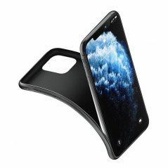 3MK Matte Case Tenký & odolný silikonový kryt pro iPhone 11 Pro, černý