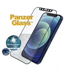 PANZERGLASS Ochranné sklo 2.5D FULL-COVER 0.4mm pro 12/12 Pro, AntiBacterial, AntiBlue
