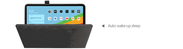 GECKO Easy-Click Cover Kožený obal pro iPad Pro 11" (2021), černý