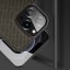 DUX DUCIS Fino Series Odolný kryt s textilními zády pro iPhone 13 Pro, hnědý