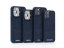 NJORD Salmon Leather MagSafe Odolný kryt z lososí kůže pro iPhone 14 Pro Max, tmavě modrý