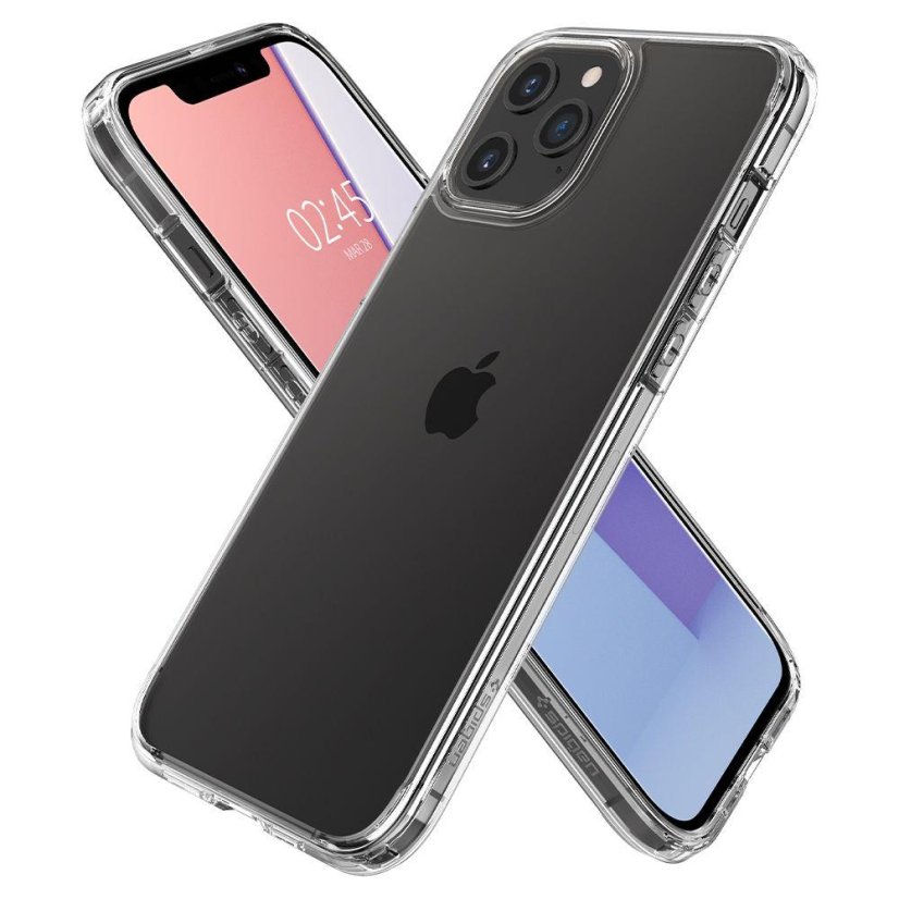 SPIGEN Ultra Hybrid Odolný kryt pro iPhone 12/12 Pro, transparentní