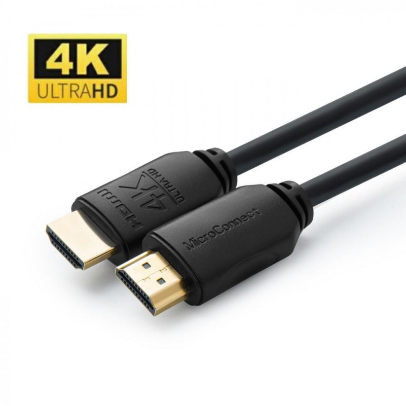 MICROCONNECT HDMI/HDMI 2.0 Kabel s podporou 4K/60Hz, 5m, černý