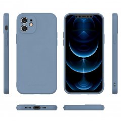 WOZINSKY Color Case Silikonový odolný a pružný kryt pro iPhone 13 Pro, modrý