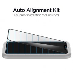 SPIGEN AlignMaster Ochranné sklo 3D FULL-COVER 0.3mm pro iPhone X/XS/11 Pro, montážní rámeček