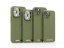 NJORD Comfort+ Suede Odolný kryt se semišovými zády pro iPhone 14, zelený