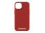 NJORD Comfort+ Suede Odolný kryt se semišovými zády pro iPhone 14/15, červený