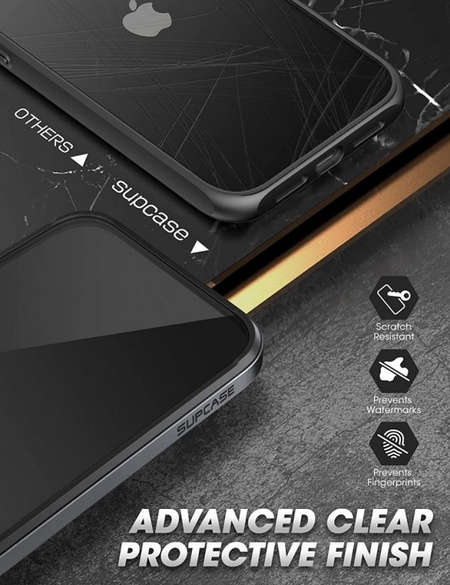 SUPCASE UB Edge Pro Ultra odolný kryt s ochranou displeje pro iPhone 7/8/SE20/SE22, černý