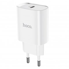 HOCO N14 Chytrá nabíječka USB-C PD a výkonem 20W, bílá