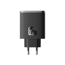 GaN Baseus Cube Pro 65W 2x USB-C USB-A nabíječka - černá