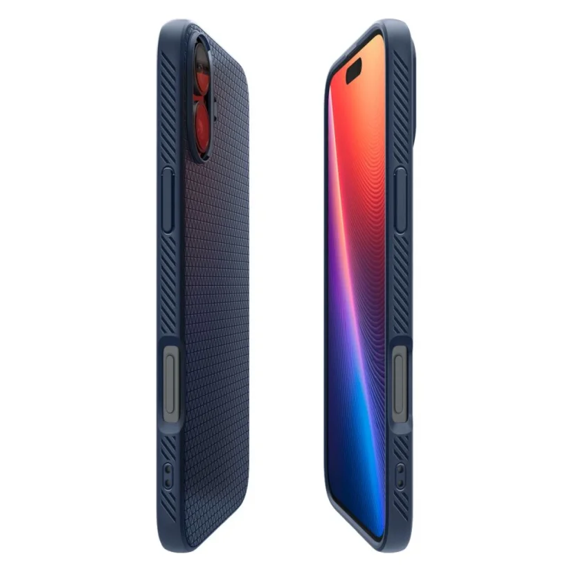 Pouzdro Spigen Liquid Air pro iPhone 16 - modré