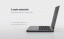 NILLKIN Versatile Sleeve 3v1 Pouzdro pro laptop 13/14" s integrovaným stojánkem a podložkou pod myš, černé