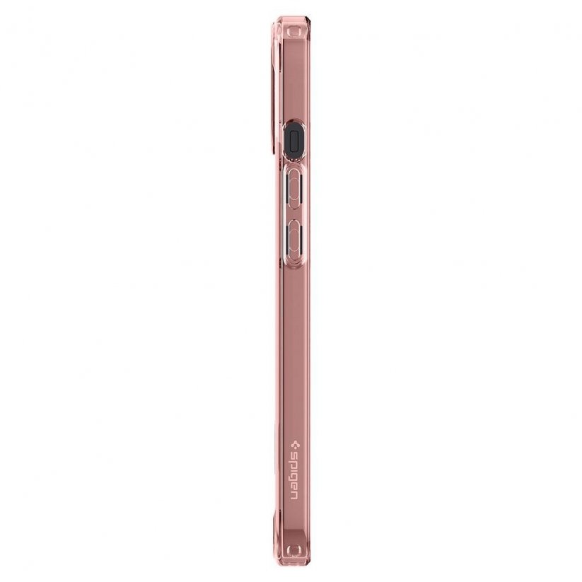 SPIGEN Ultra Hybrid odolný kryt pro iPhone 13 Mini, růžová/čirá