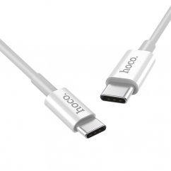 HOCO X23 Datový a nabíjecí kabel USB-C/USB-C a podporou PD, 1.0m, 3A, bílá