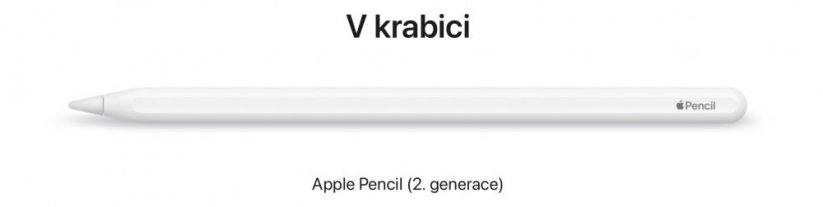 APPLE Pencil 2.generace, bílý