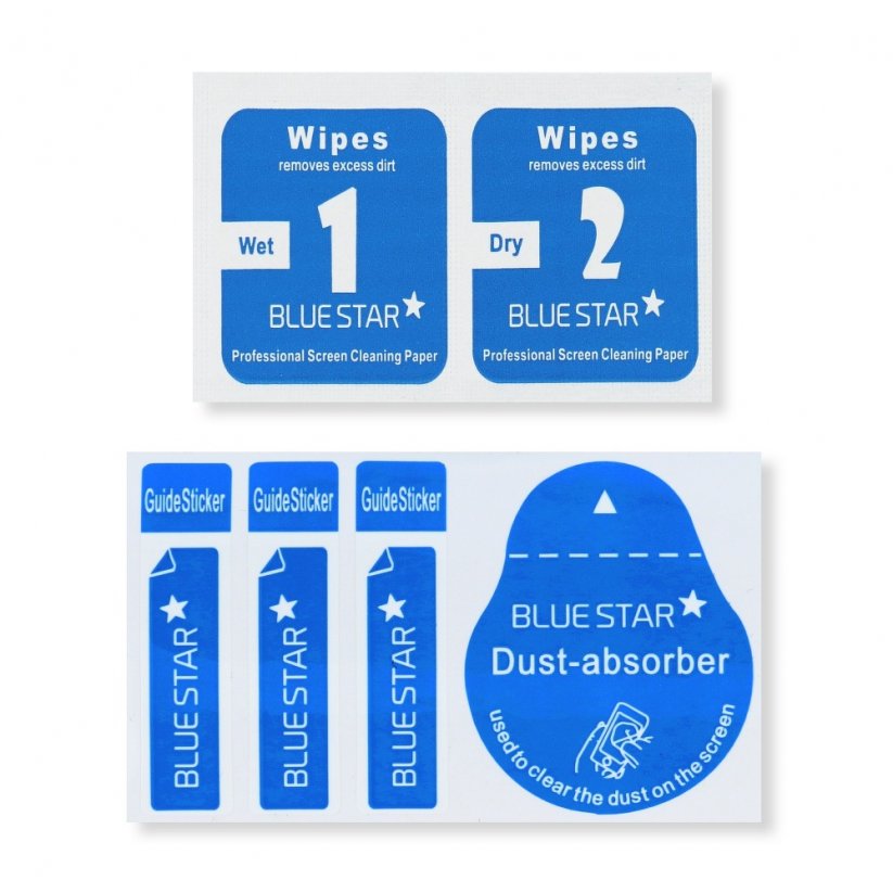 BLUE STAR Ochranné sklo 2.5D FULL-COVER 0.3mm pro iPhone 13 Pro Max/14 Plus, černý rámeček
