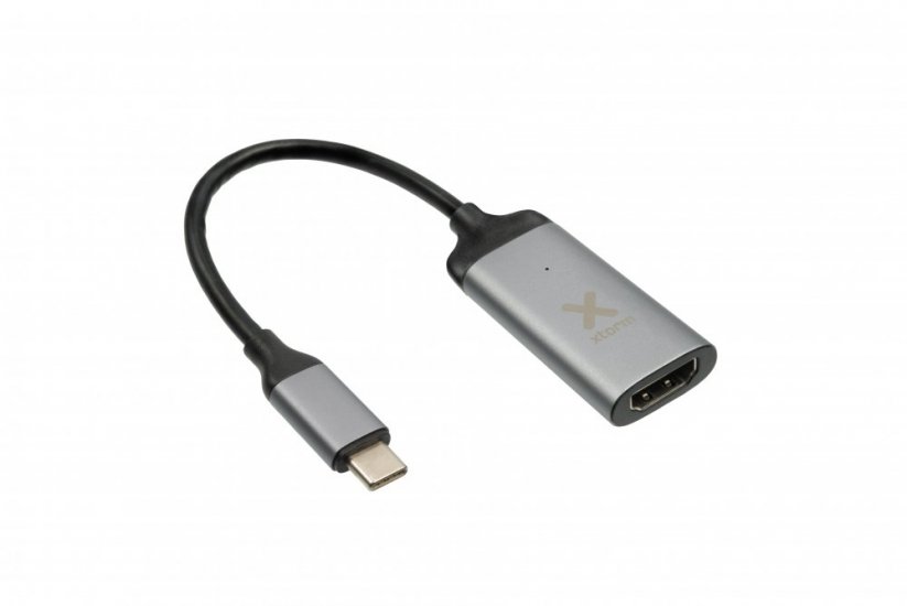 XTORM Worx XWH01 Redukce HDMI na USB-C s podporou 4K/60Hz, Space Grey