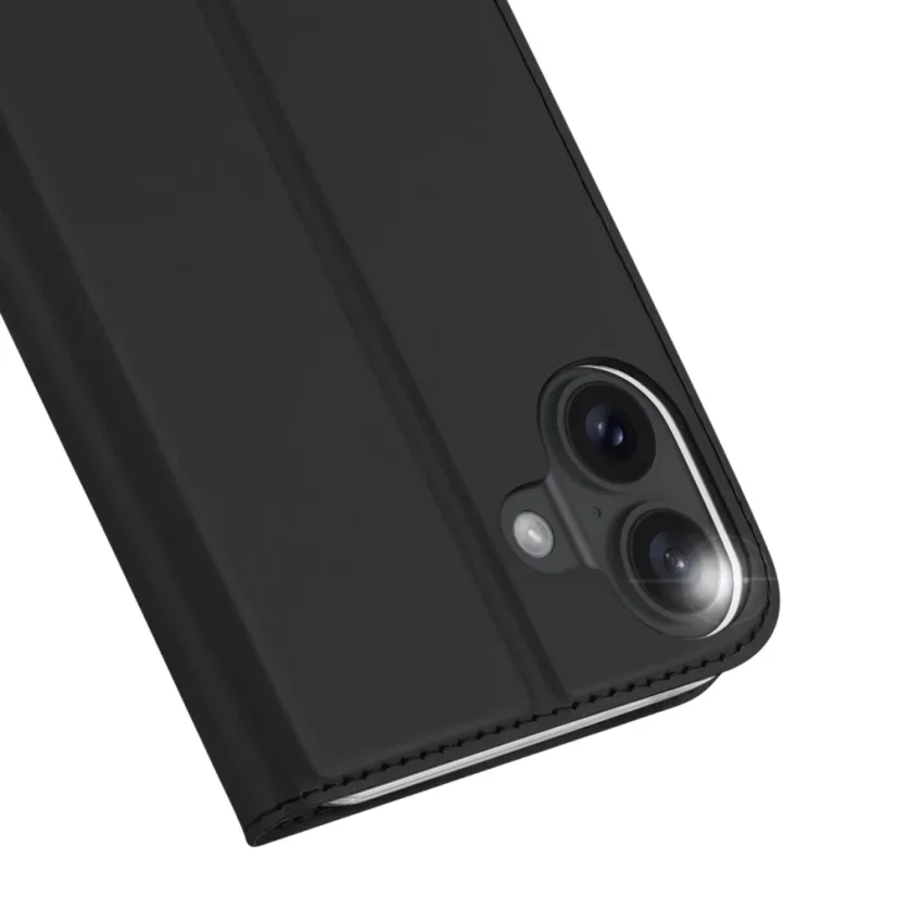 Dux Ducis Skin Pro pouzdro pro iPhone 16 s klopou a slotem na karty - černé