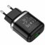 HOCO N3 Vigour Cestovní USB nabíječka QC3.0, 18W, černá