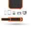 XTORM XR101 Waterproof Rugged Powerbanka 10.000mAh s výkonem 18W USB-C, PD, oranžovo-šedá