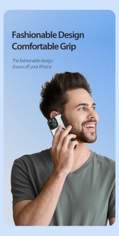DUX DUCIS Skin X Pro Flipový MagSafe kryt pro iPhone 14 Pro Max, béžový