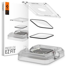 SPIGEN Proflex EZ Fit Ochranné sklo 3D FULL-COVER 0.16mm pro Apple Watch 7/8/9 41mm, montážní rámeček, 2 ks