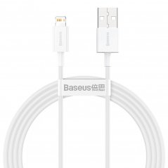 BASEUS CALYS-B02 Superior datový a nabíjecí kabel USB/Lightning 12W, 1,5m, bílý