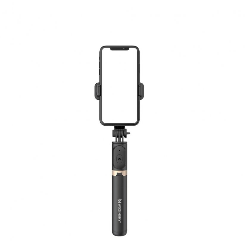 WOZINSKY WSSTK-01-BK Selfie teleskopická tyč 74cm se stativem (tripod) a Bluetooth, černá