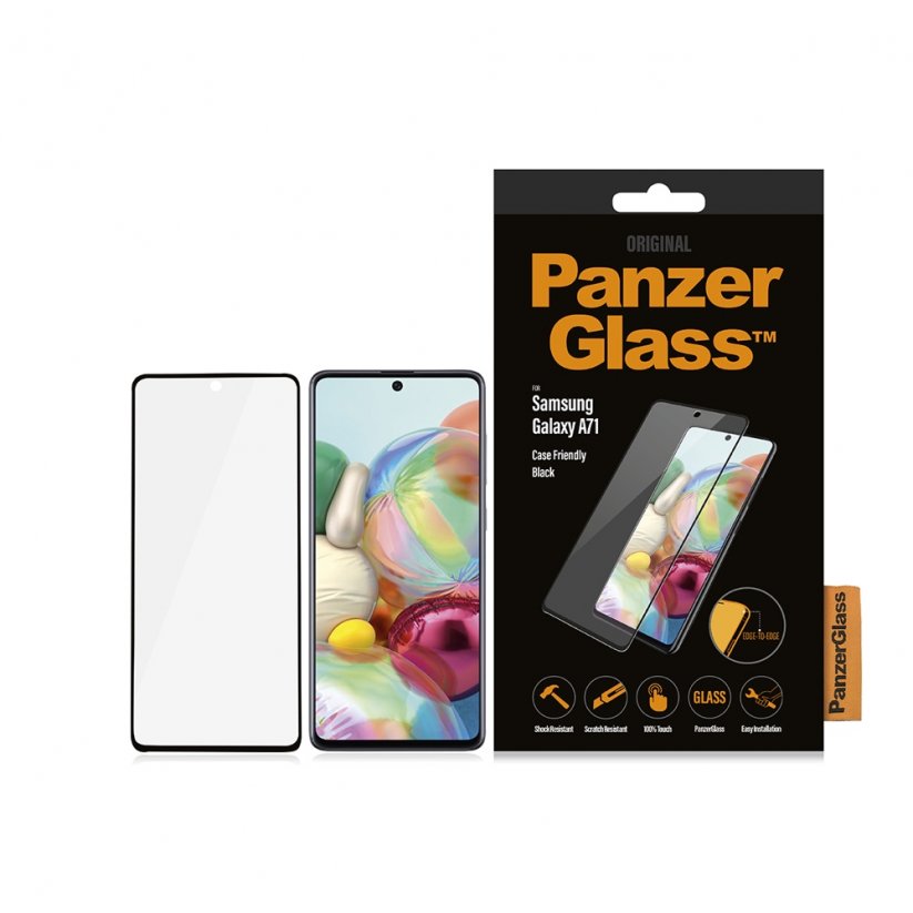 PANZERGLASS Ochranné sklo 3D FULL-COVER 0.4mm pro Samsung A71