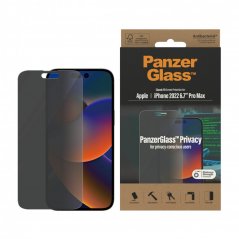 PANZERGLASS Ochranné sklo 2.5D STANDARD 0.4mm pro iPhone 14 Pro Max, AntiBacterial, Privacy