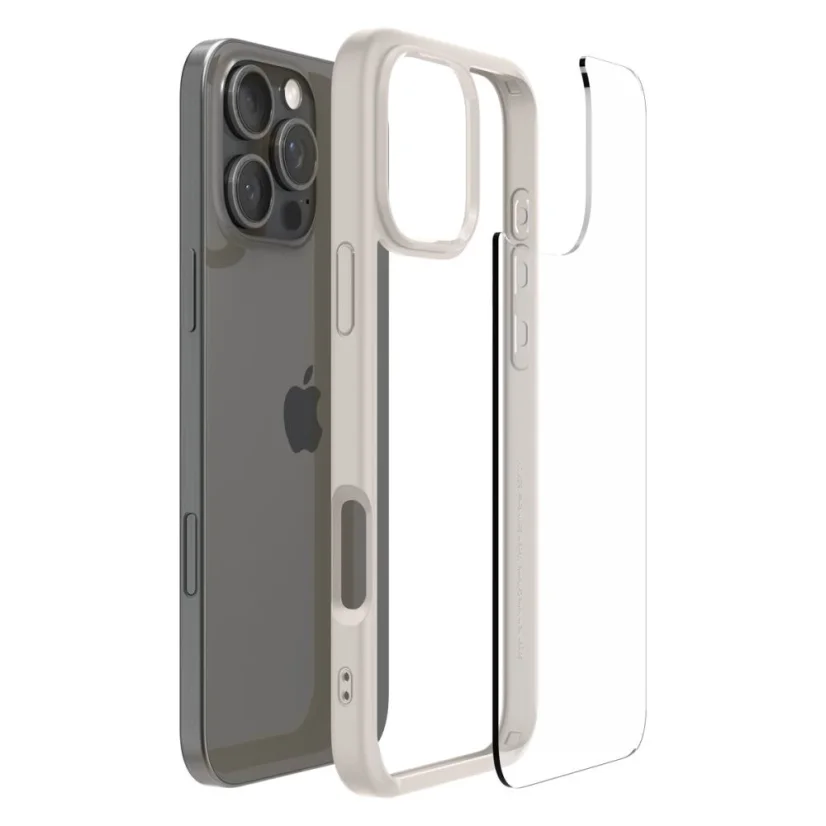 Pouzdro Spigen Ultra Hybrid pro iPhone 16 Pro - titanové