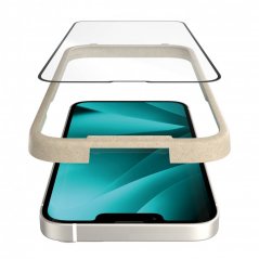 PANZERGLASS Ochranné sklo 2.5D FULL-COVER 0.4mm pro iPhone 13 Pro Max/14 Plus, AntiBacterial, Anti-reflexní, montážní rámeček