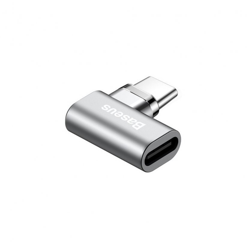 BASEUS CATCX-0G Magnetický USB-C konektor pro nabíjení MacBook/iPad Pro, Space Grey šedý