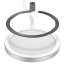 SPIGEN OneTap MagSafe Ring Univerzální kovový kroužek, montážní rámeček, černý