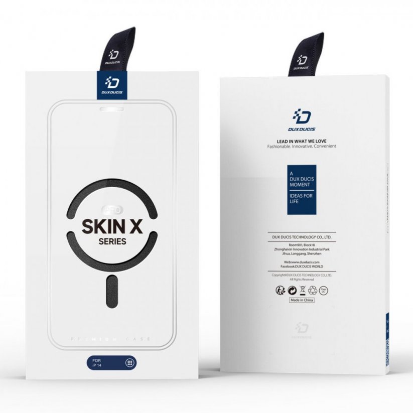 DUX DUCIS Skin X Pro Flipový MagSafe kryt pro iPhone 14, černý