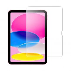 ESTUFF Titan Shield Ochranné sklo 2.5D FULL-COVER 0.3mm pro iPad 10,9" (10.gen., 2022.), čiré