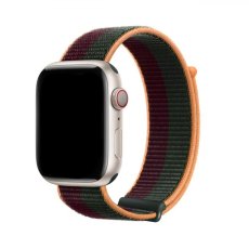 DUX DUCIS Sport Loop Textilní řemínek pro Apple Watch 42/44/45/49mm, fialovo-zelený