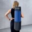 WOZINSKY Fitness zesílená podložka 181x63cm pro jógu, cvičení, posilování, černá