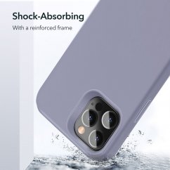 ESR Cloud prémiový silikonový kryt pro iPhone 12 Pro Max, fialovo-šedý