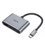 HOCO HB29 USB-C Video Hub 2v1 (HDMI 4K@30Hz, VGA), Space Grey