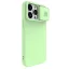 NILLKIN CamShield Silky Ultra odolný kryt s krytkou kamery pro iPhone 15 Pro Max, zelený