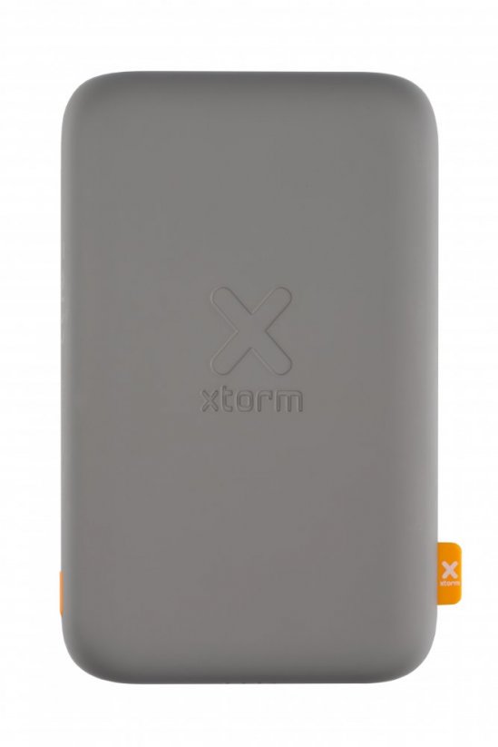 XTORM FS400-10K Fuel Series Magnetická (MagSafe) bezdrátová powerbanka 10.000mAh s výkonem 7,5W, šedá