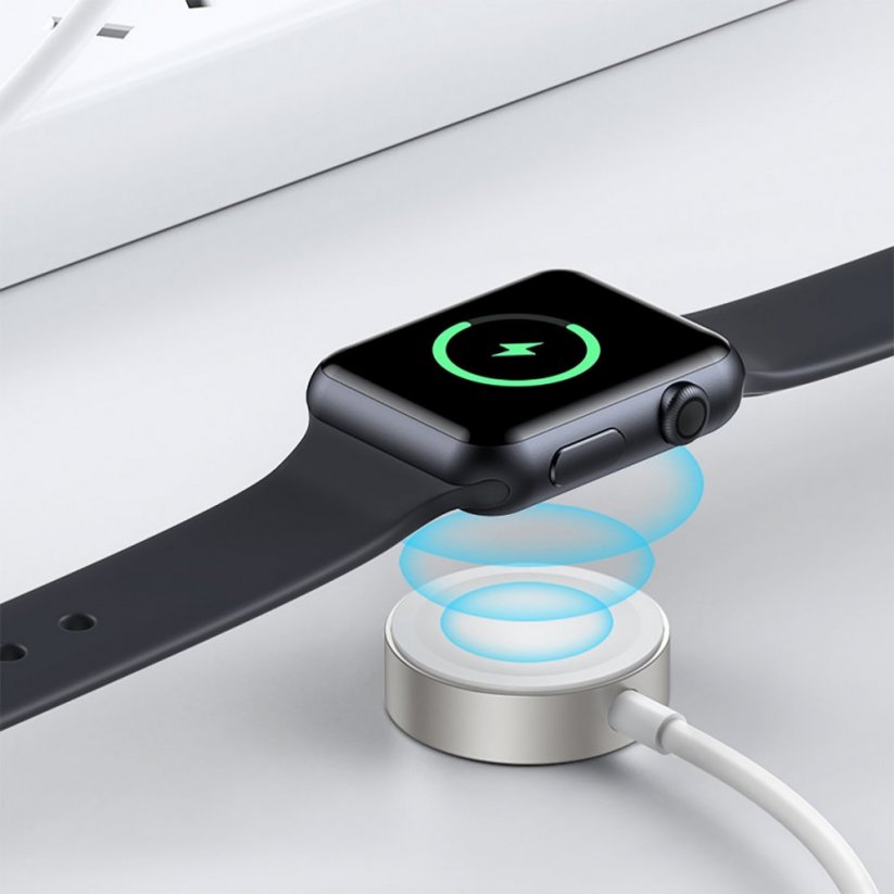 JOYROOM S-IW004 Magnetický nabíjecí USB-C kabel (nabíječka) pro Apple Watch, 1,2m, bílý