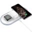 HOCO CW24 Bezdrátová nabíječka 3v1 pro iPhone, Watch a AirPods, bílá