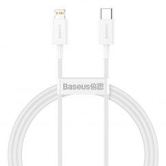 BASEUS CATLYS-A02 Datový a nabíjecí kabel USB-C/Lightning s podporou PD 20W, 1m, bílý