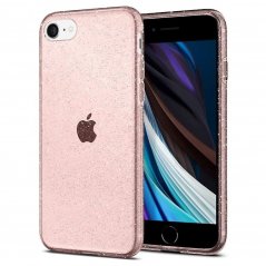 SPIGEN Liquid Crystal Glitter Odolný kryt se třpytkami pro iPhone 7/8/SE20/SE22, růžový