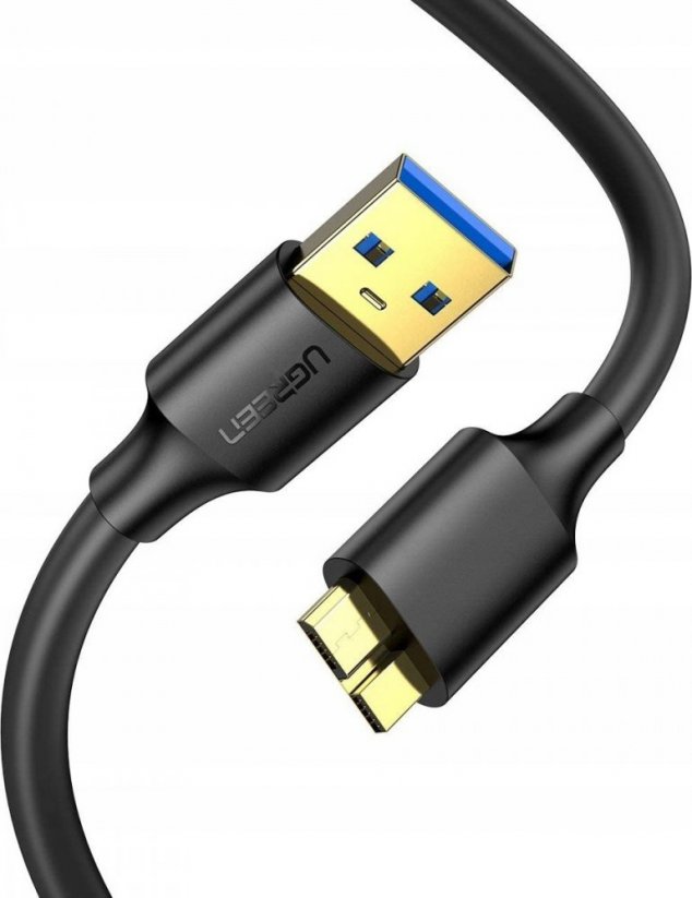 UGREEN US130 Datový a nabíjecí kabel Micro USB3.0/USB 3.0, délka 2m, černý