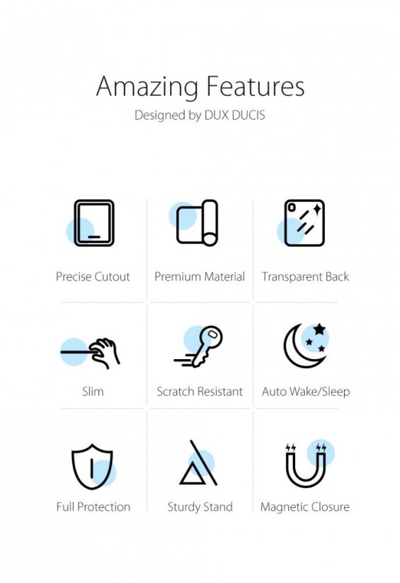 DUX DUCIS Copa Odolný hybridní obal pro iPad 10,9" (10.gen./2022), fialový
