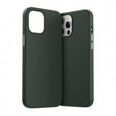 JOYROOM Color Series JR-BP798 Silikonový kryt pro iPhone 12 Mini, zelený